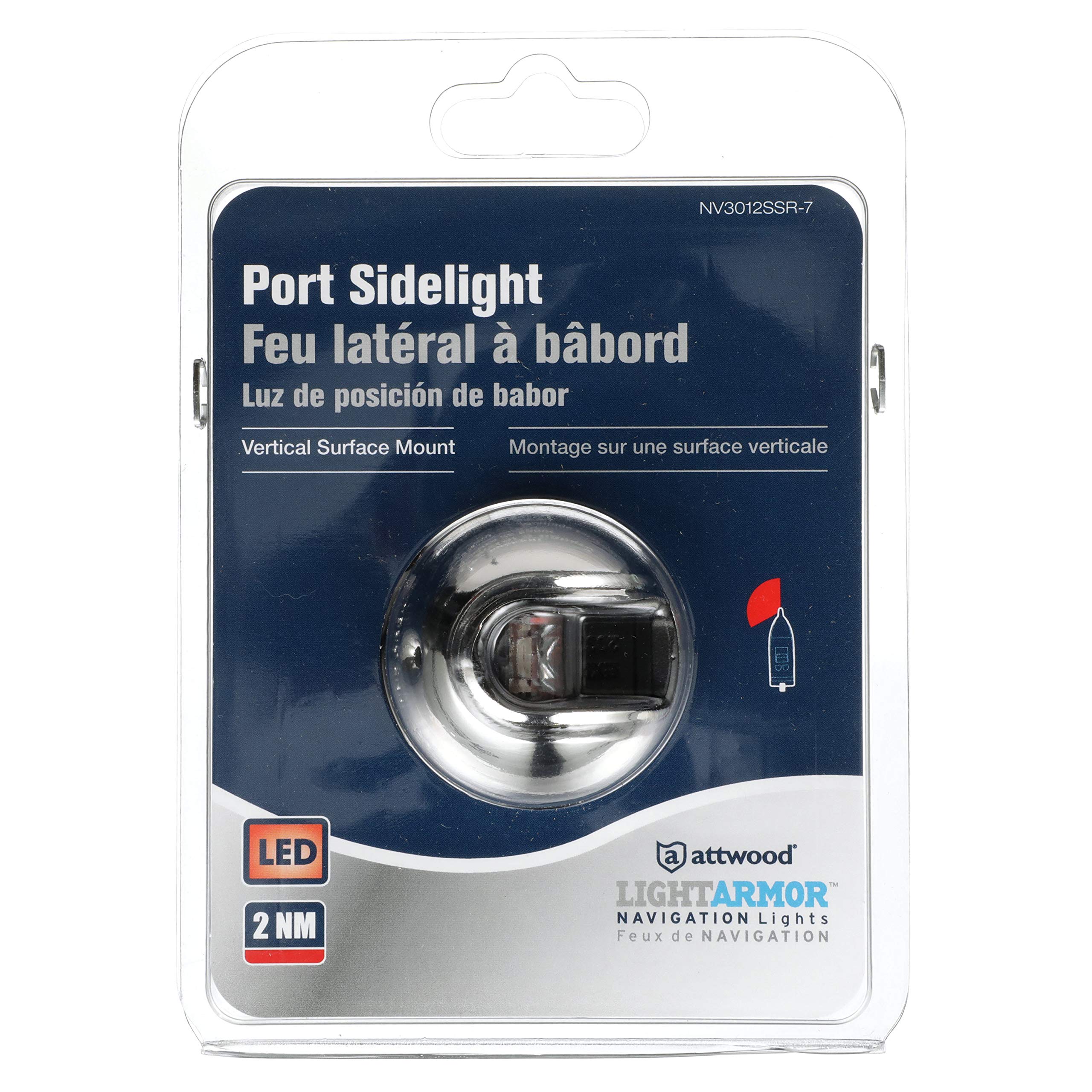 Foto 7 | Luz De Navegación Attwood Lightarmor Nv3012ssr-7 Led Roja - Venta Internacional.