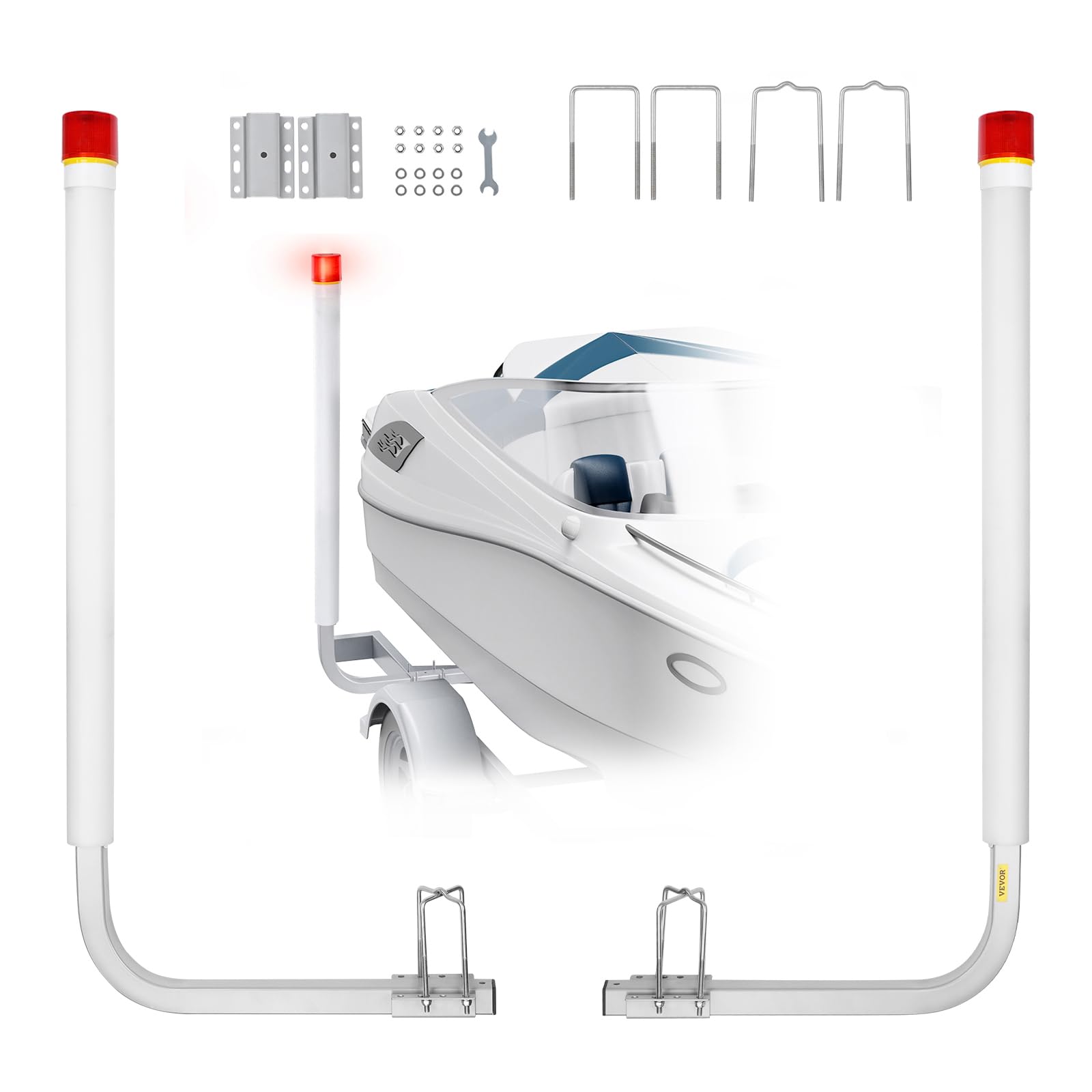 Foto 2 pulgar | Juego De Guías Para Remolques De Barcos Vevor, Carga Sin Esfuerzo Con Luz Led - Venta Internacional.