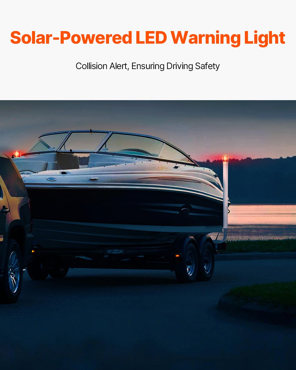 Foto 5 pulgar | Juego De Guías Para Remolques De Barcos Vevor, Carga Sin Esfuerzo Con Luz Led - Venta Internacional.
