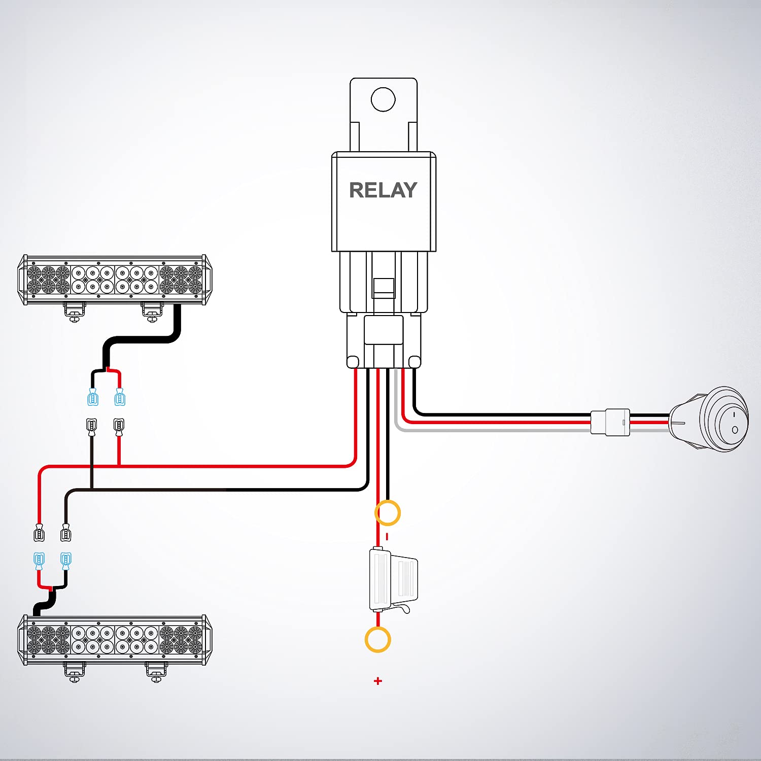 Foto 5 pulgar | Kit De Arnés De Cableado Nilight Ni-wa 06, Barra De Luces Led De 12 V, 2 Años - Venta Internacional.