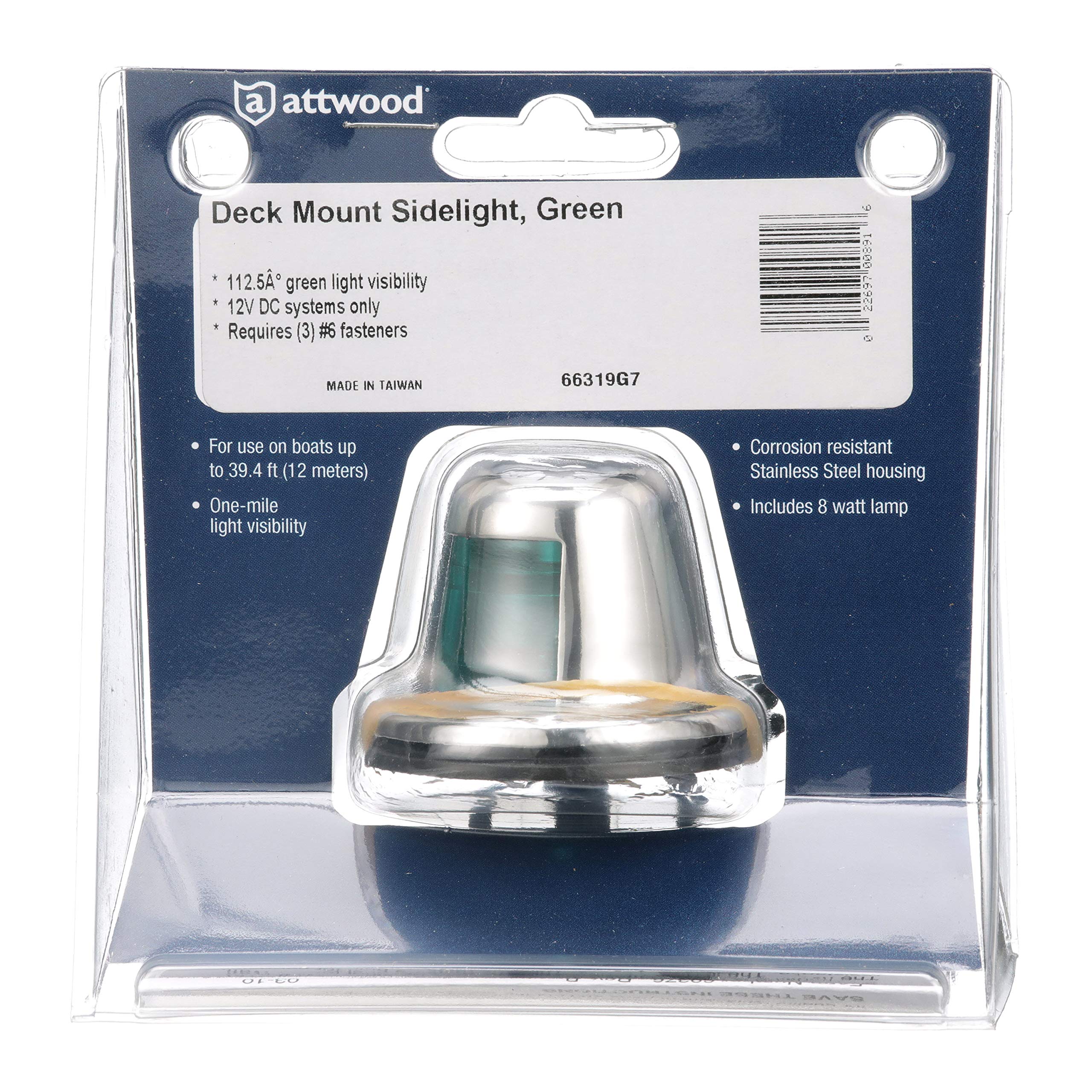 Foto 7 | Sidelights Attwood 66319g7, Acero Inoxidable, 12 V, 1 Milla - Venta Internacional.