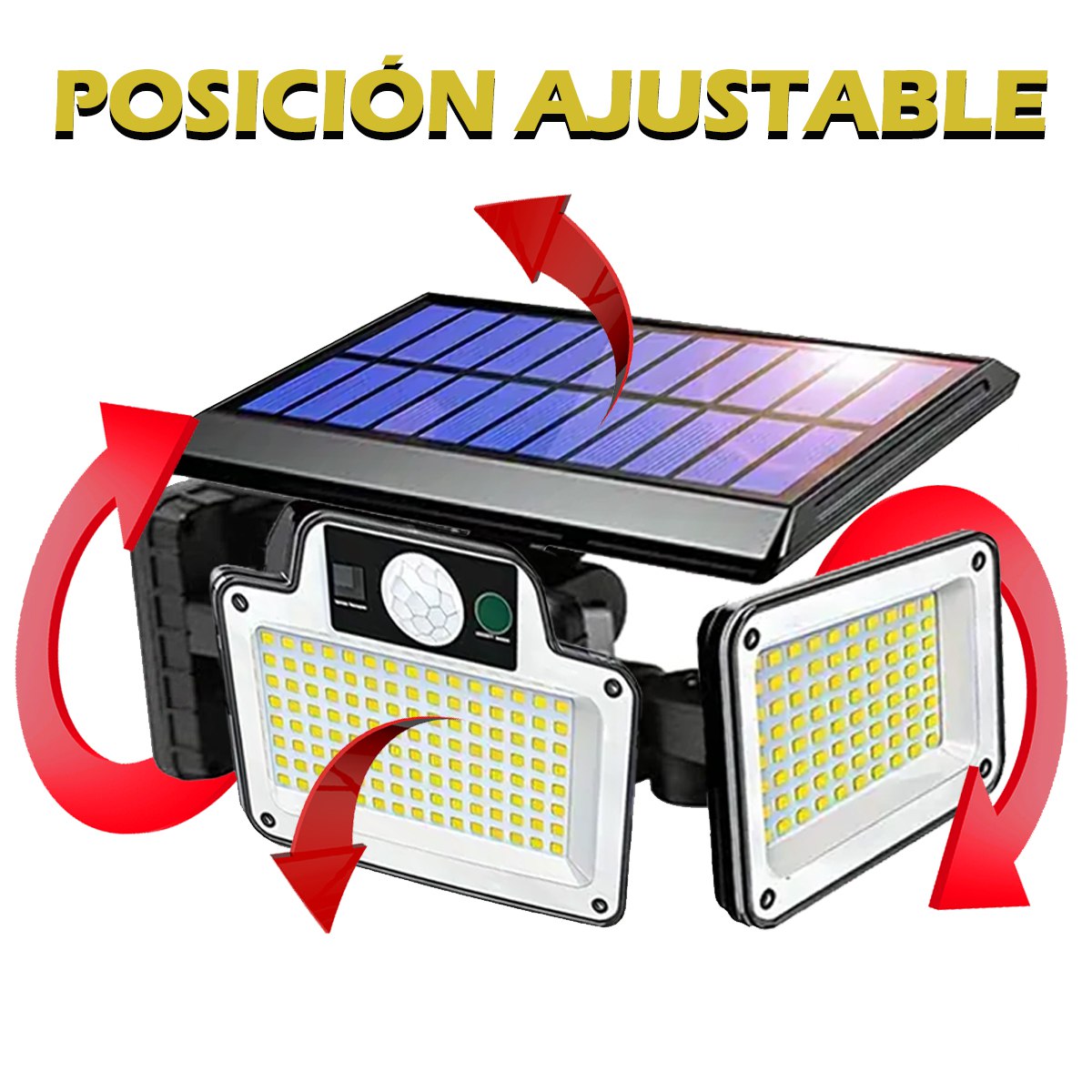 Foto 3 pulgar | Lámpara Led Solar Comerliv Suburbana Luminaria Alumbrado Sensor Modos