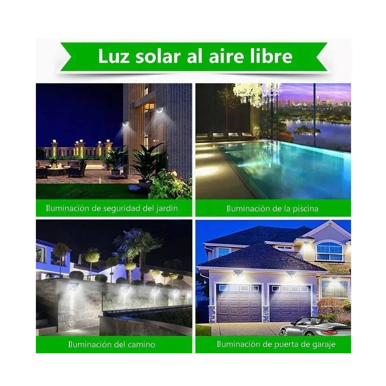 Foto 4 | Lámpara Solar Lab.G 2 Piezas para Jardín