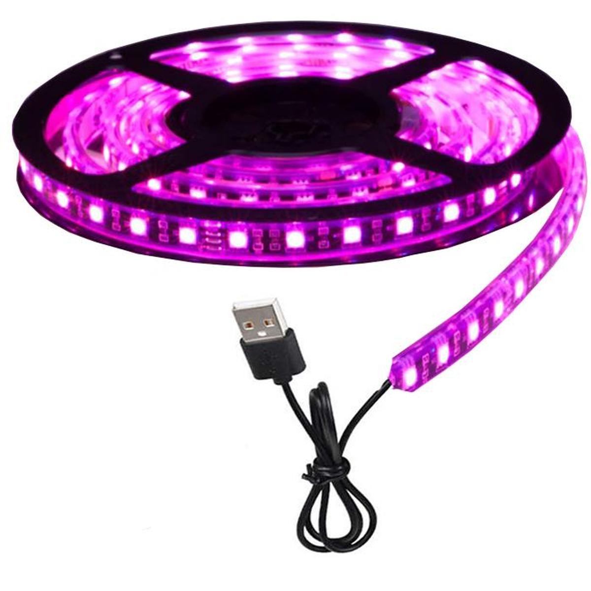 Foto 2 | Tiras Led Uv Para Jardin Ventdepot Mxgws-003 1 Piezavioleta Y Rosa Cálida