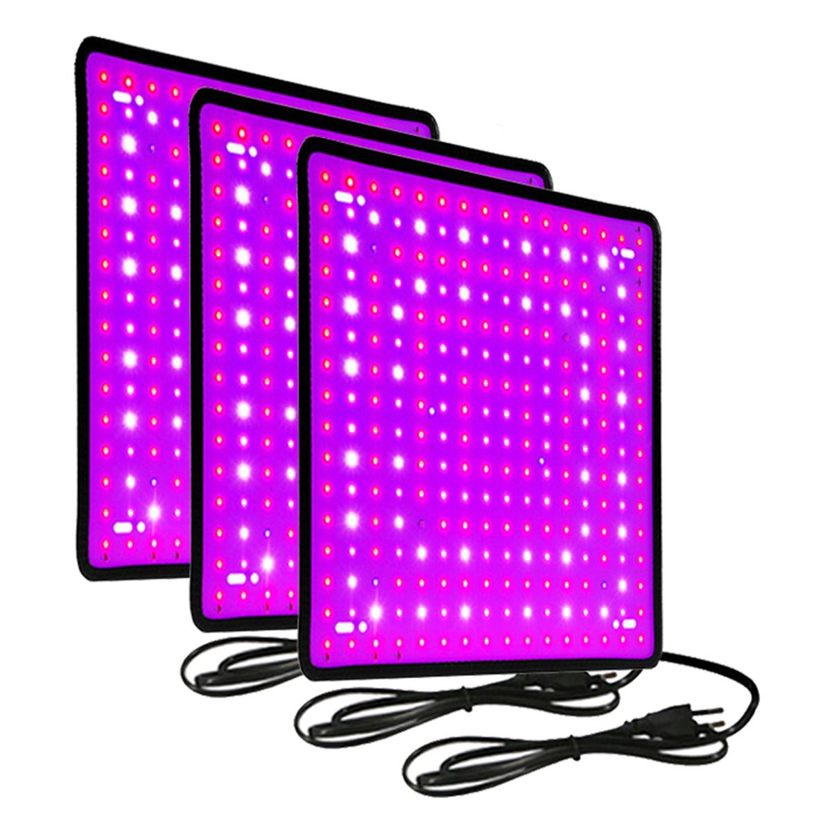 Lampará Cuadrada Led Uv  Interior Ventdepot Mxgwr-003 3 Piezasvioleta Y Rosa Cálida