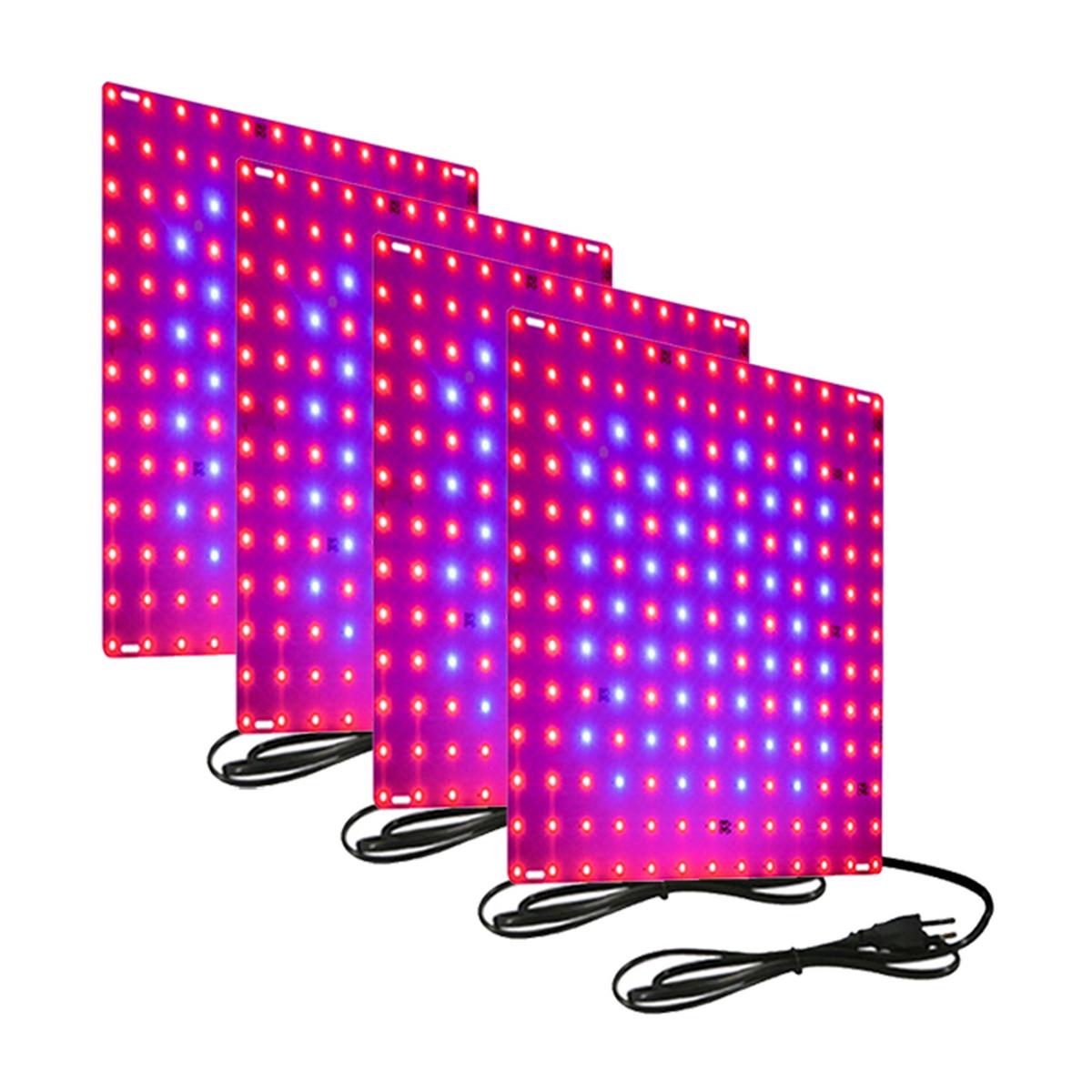 Panel Led Uv Para Germinación Ventdepot Mxgwg-004 4 Piezasvioleta Y Rosa Cálida