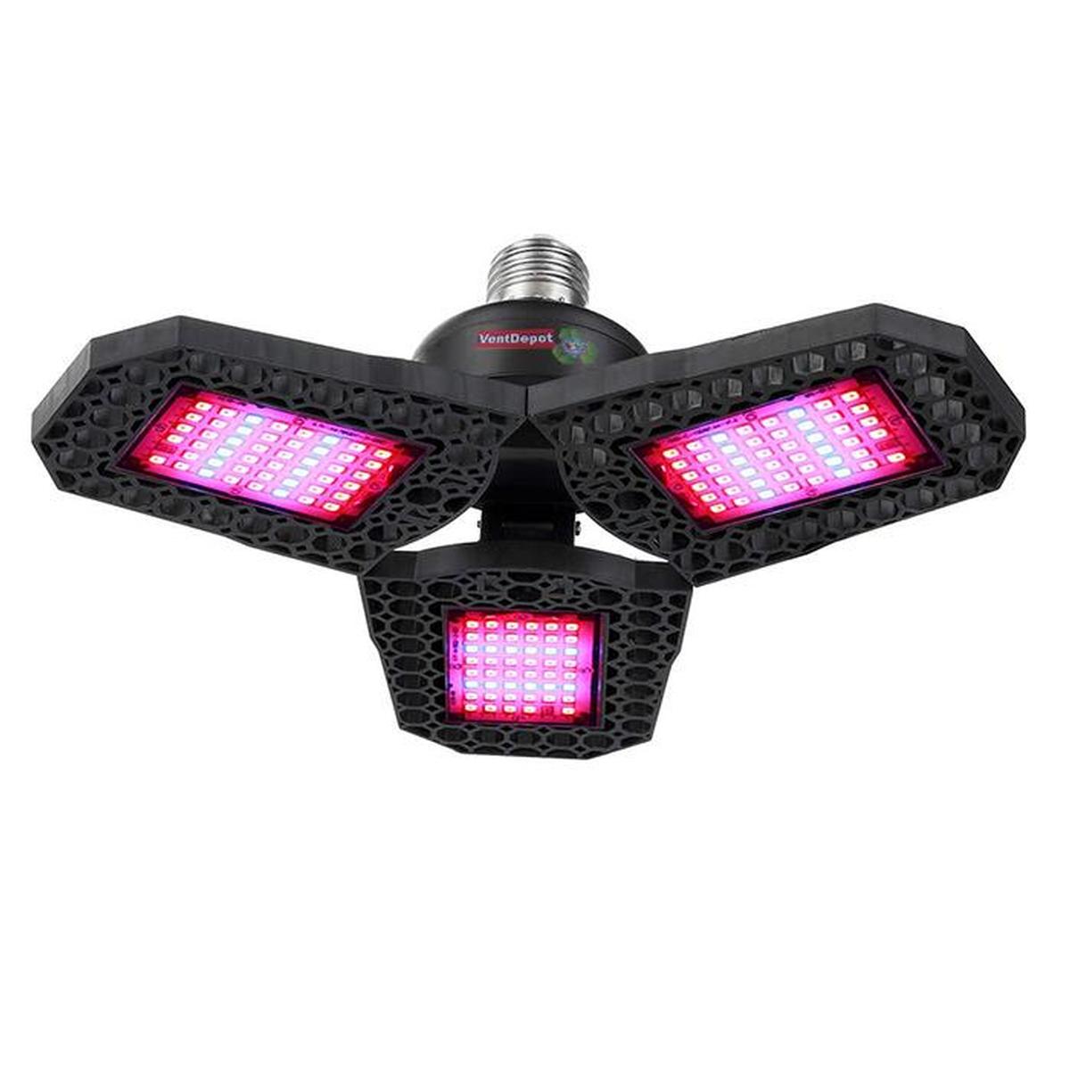 Foto 2 pulgar | Luz De Cultivo Led Para Germinar Ventdepot Mxhyh-009 25 Piezasvioleta Y Rosa Cálida