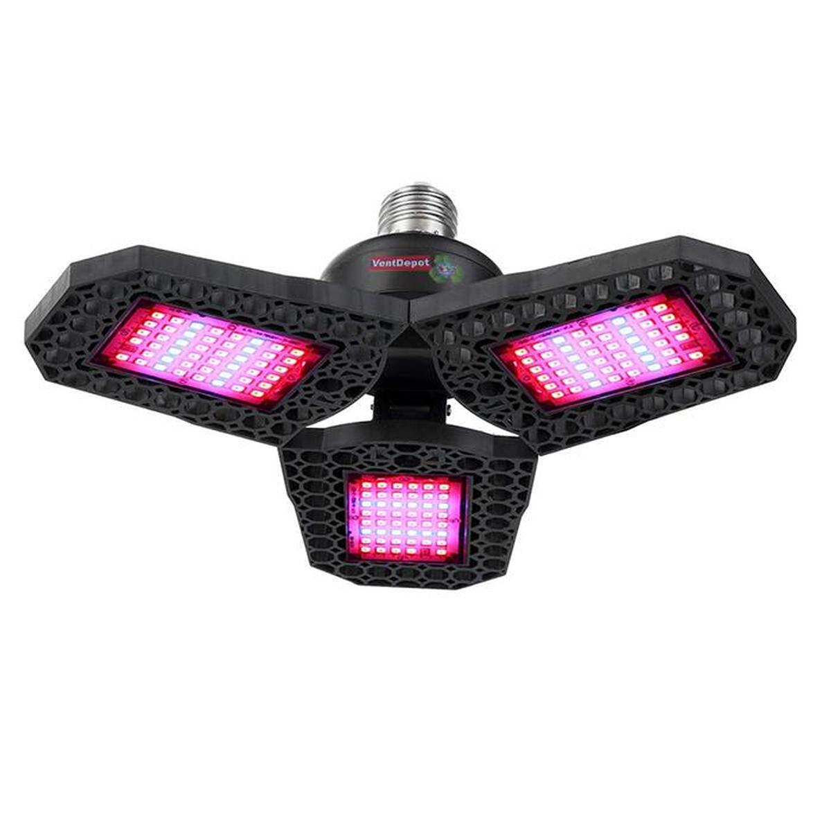 Foto 3 pulgar | Luz De Cultivo Led Para Germinar Ventdepot Mxhyh-009 25 Piezasvioleta Y Rosa Cálida
