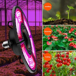 Foto 3 | Led Panel Uv Floraciones Ventdepot Mxhod-008 20 Piezavioleta Y Rosa Cálida