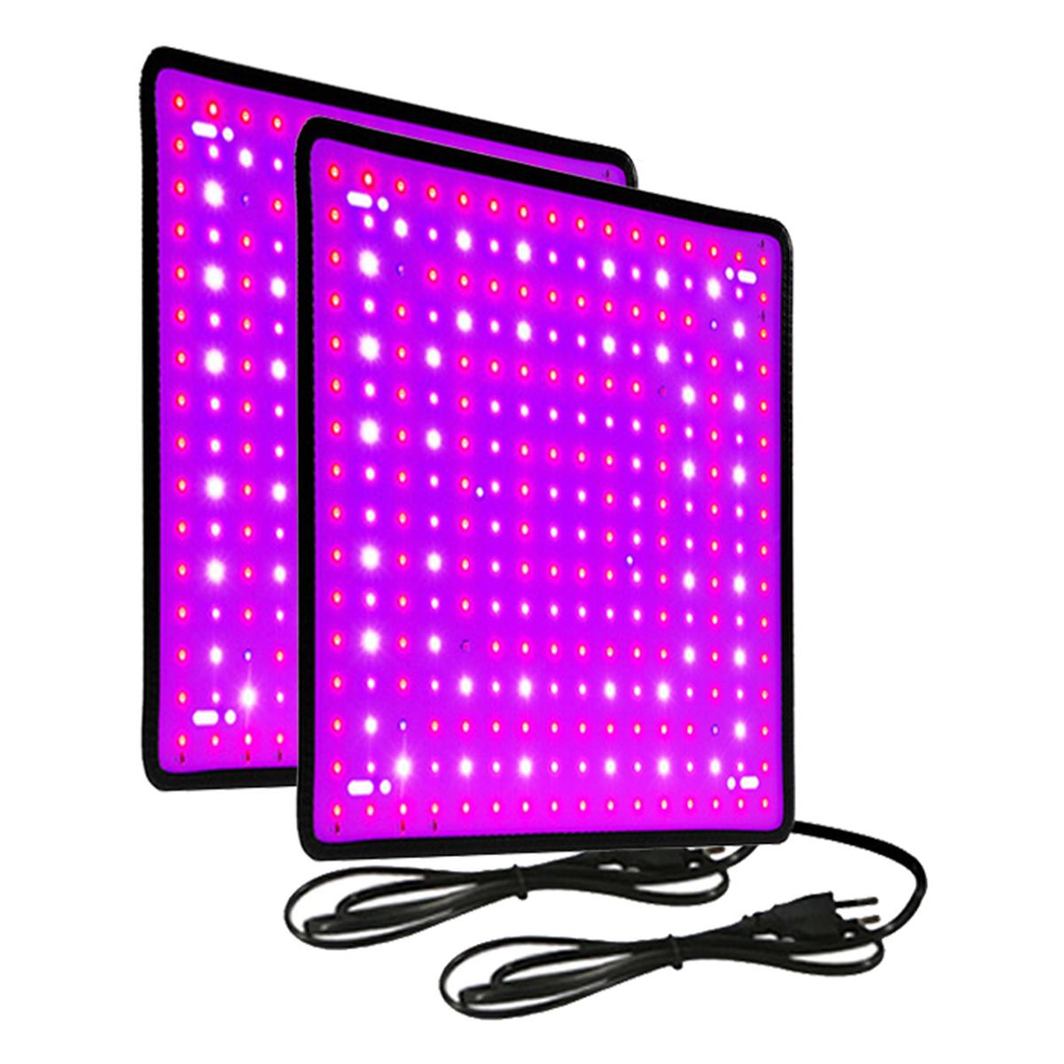 Lampará Cuadrada Led Uv Extraplanos Ventdepot Mxgwr-002 2 Piezasvioleta Y Rosa Cálida