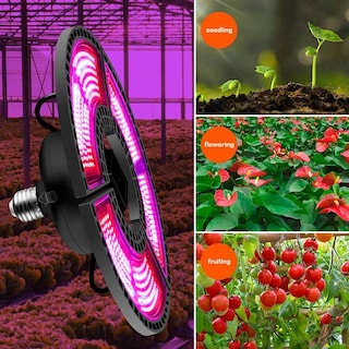 Foto 3 | Led Panel Uv Ecológica Ventdepot Mxhod-006 10 Piezavioleta Y Rosa Cálida