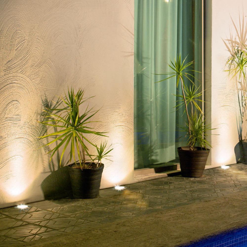 Foto 4 | Lámpara De Exterior Led Coimbra Tecnolite De Piso Empotrable 50w Ip65 Base Gx5.3 No Incluye Foco