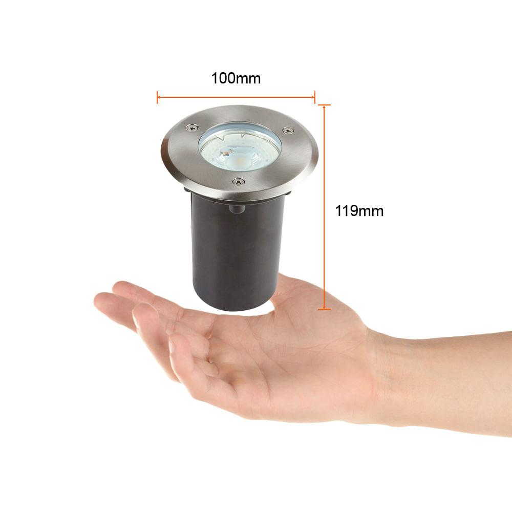 Foto 5 | Lámpara De Exterior Led Coimbra Tecnolite De Piso Empotrable 50w Ip65 Base Gx5.3 No Incluye Foco