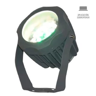 Foto 2 | Reflector Led Exterior 28w Luz De Luna Color Verde Ip66 Ik08 No Atenuable Led Integrado Tecnolite