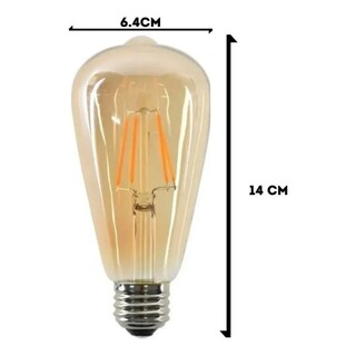 Foto 2 | Guirnalda Impermeable De 10 M Con 10 Bombillas Led E27 Vintage - Venta Internacional.
