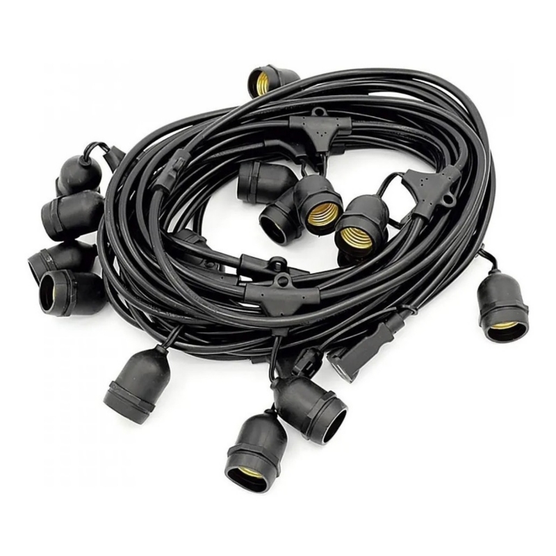 Foto 5 pulgar | Guirnalda Impermeable De 10 M Con 10 Bombillas Led E27 Vintage - Venta Internacional.