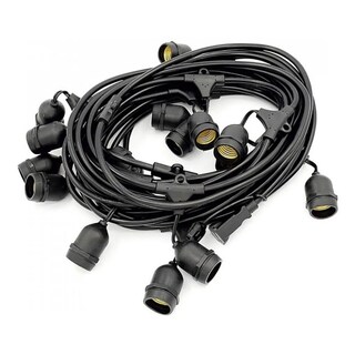 Foto 4 | Guirnalda Impermeable De 10 M Con 10 Bombillas Led E27 Vintage - Venta Internacional.