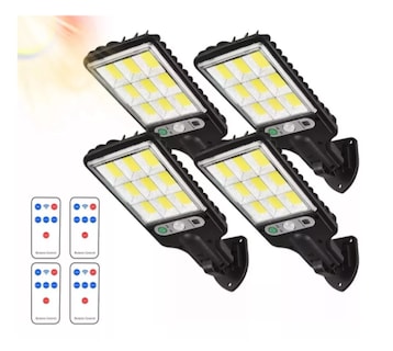 Foto 1 | 4 Lamparas Xtellar De Luz Solar Para Exterior Color Negro