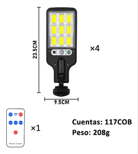 Foto 5 pulgar | 4 Lamparas Xtellar De Luz Solar Para Exterior Color Negro