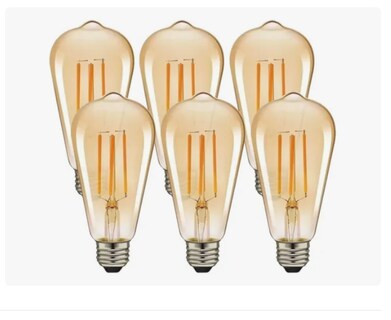 Foto 1 | Foco Edison Xtellar Vintage 6 Piezas