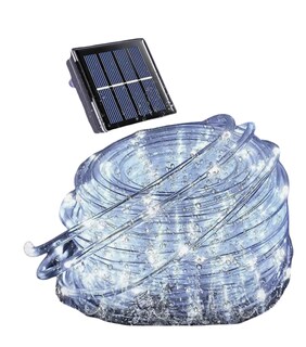 Foto 1 | Manguera Serie Luces Navidad Solar 7m 50led Exterior Jardín 8modos Blanco Luces Decorativa Impermeable