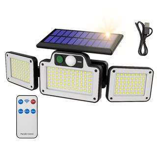 Foto 1 | Lámpara Solar Exterior 280 Leds Con Sensor De Movimiento 3 Modos De Iluminación Impermeable Ip65 Y Control Remoto