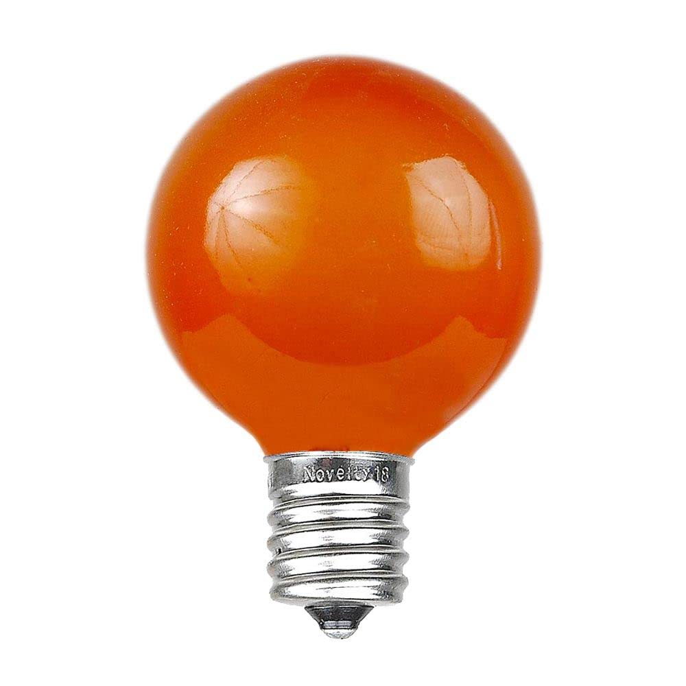 Foto 2 | Bombillas De Repuesto Novelty Lights G50 Globe  7 W  E17/c9  Paquete De 25 - Venta Internacional.