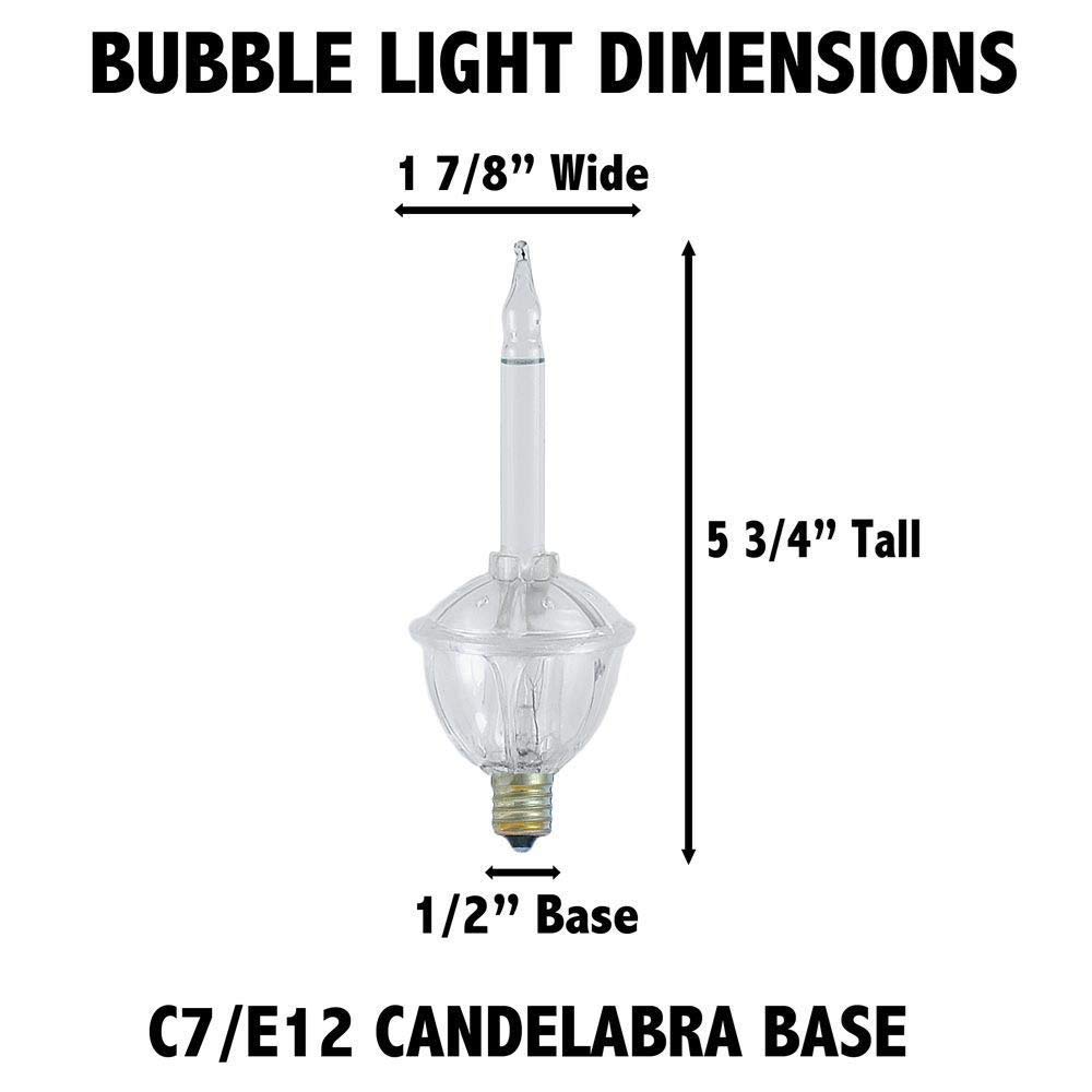Foto 3 | Luces De Repuesto Bubble Lights Novelty  Paquete De 3  Líquido Transparente - Venta Internacional.