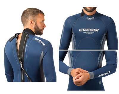 Foto 3 | Traje de Buceo Cressi Fast Man 3 mm color Azul Talla S