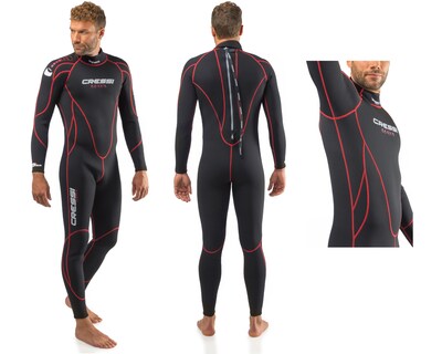 Foto 2 | Traje Cressi Maya Man 2.5 mm Talla XL color Negro con Rojo