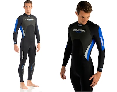 Foto 2 | Traje Cressi Morea Man 3 mm Talla M color Negro con Azul