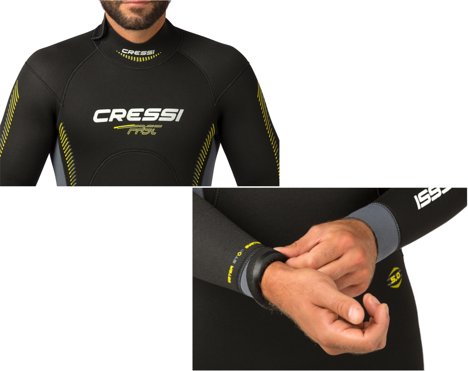 Foto 4 pulgar | Traje CRESSI Fast Man 5 mm Talla XXL color Negro