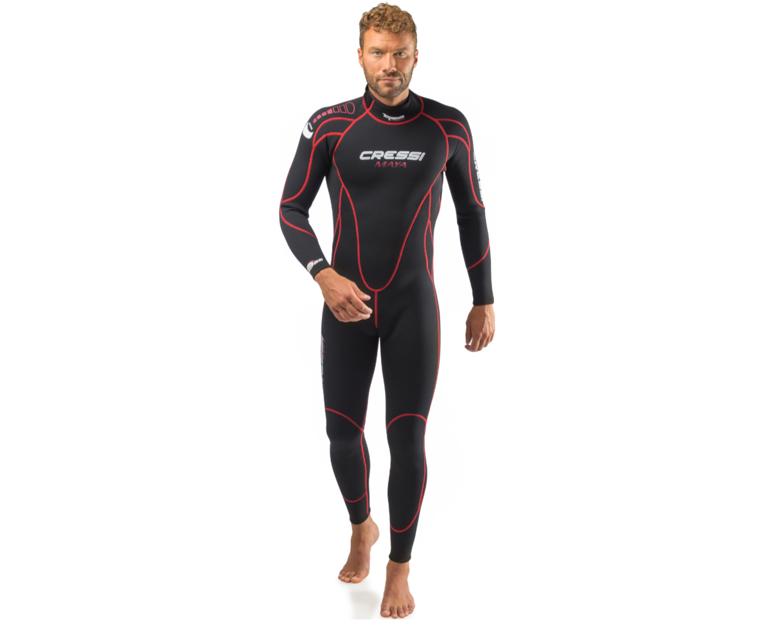 Foto 1 | Traje Cressi Maya Man 2.5 mm Talla M color Negro con Rojo