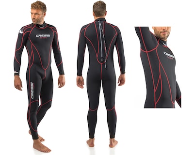 Foto 2 | Traje Cressi Maya Man 2.5 mm Talla M color Negro con Rojo