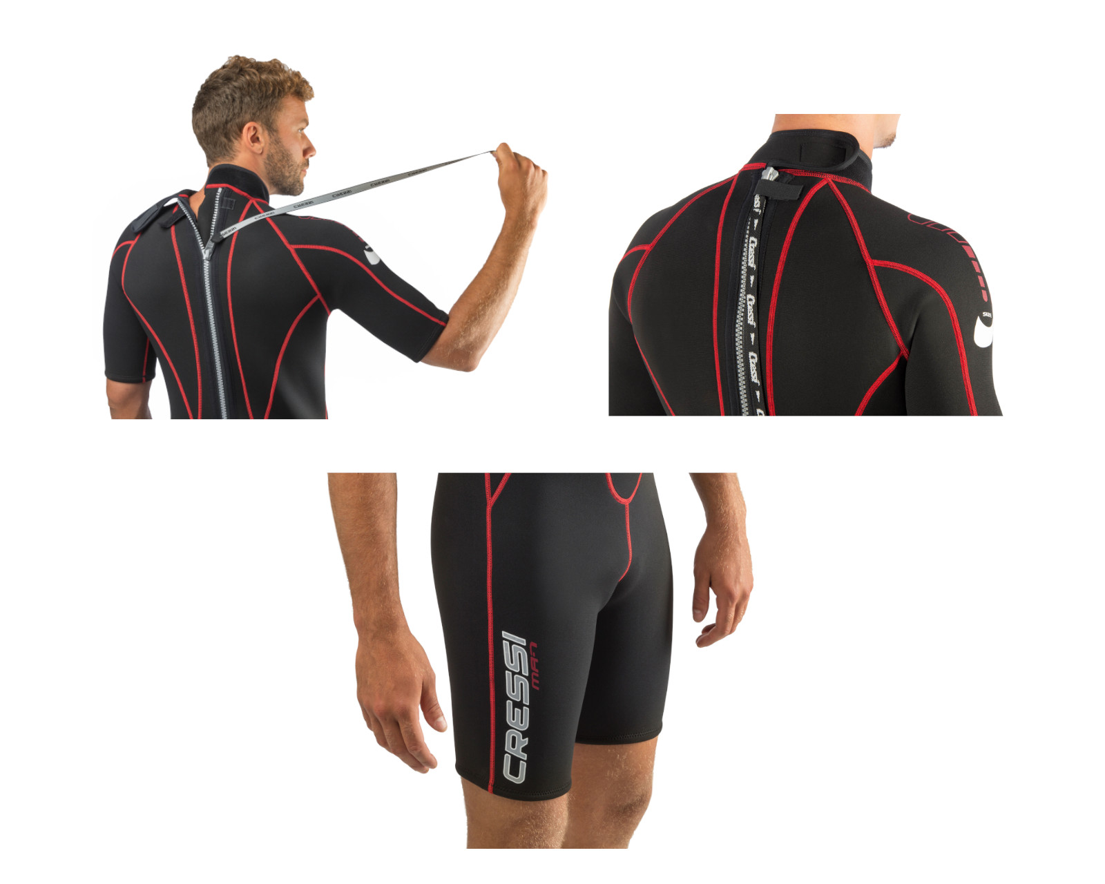 Foto 3 | Traje Cressi Tortuga Man 2.5 mm Talla M color Negro