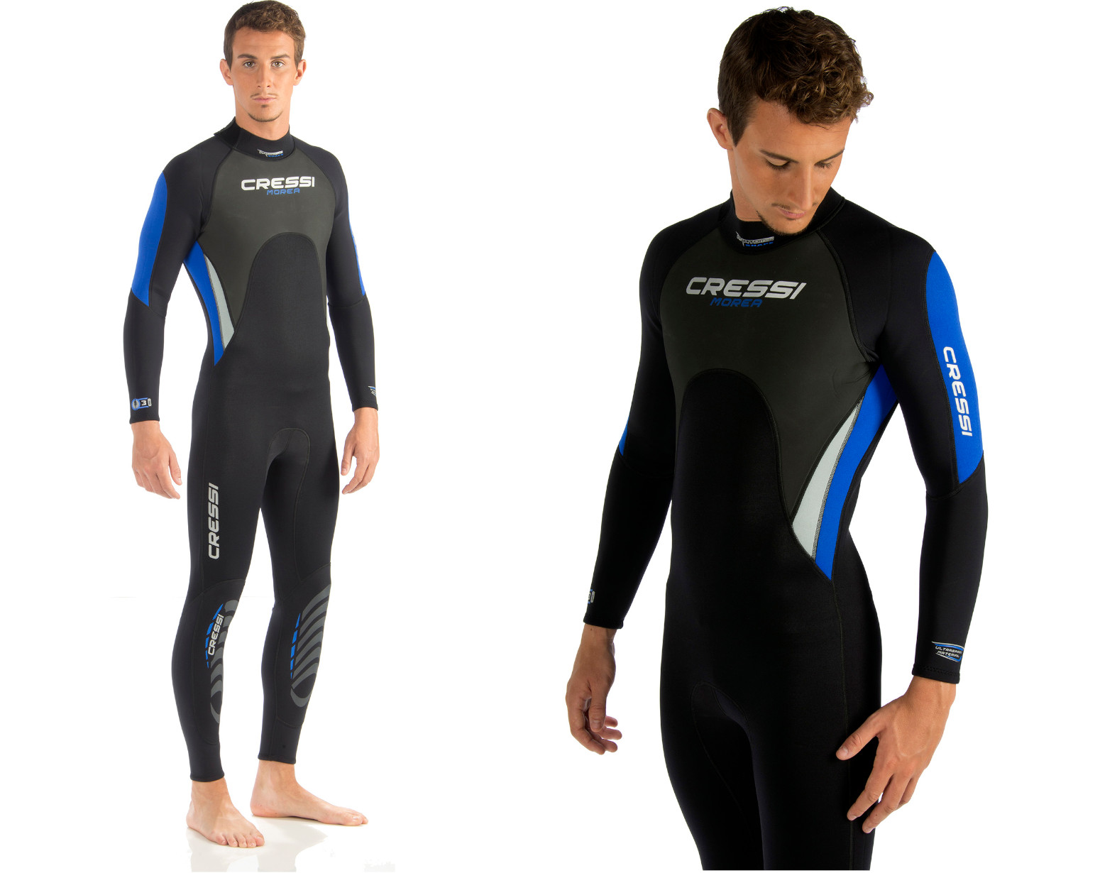 Foto 2 | Traje Cressi Morea Man 3 mm Talla XL color Negro con Azul
