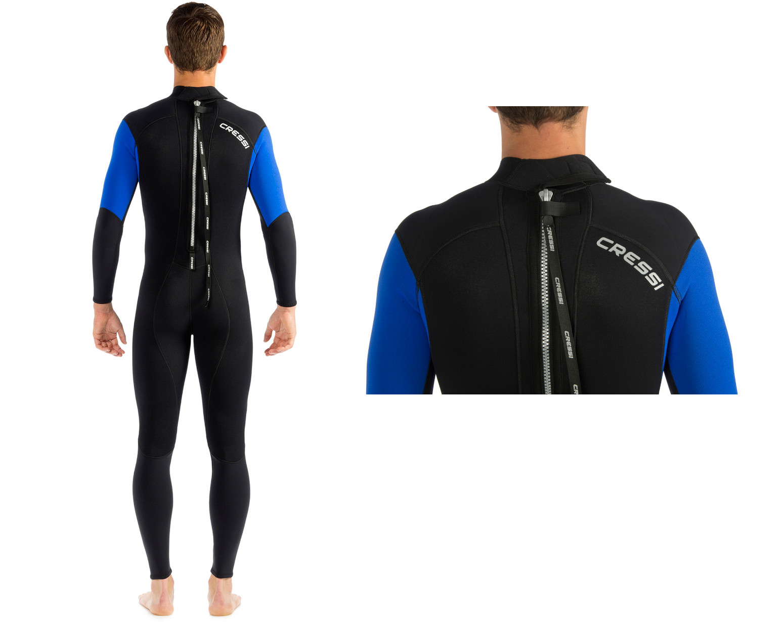 Foto 4 pulgar | Traje Cressi Morea Man 3 mm Talla XL color Negro con Azul