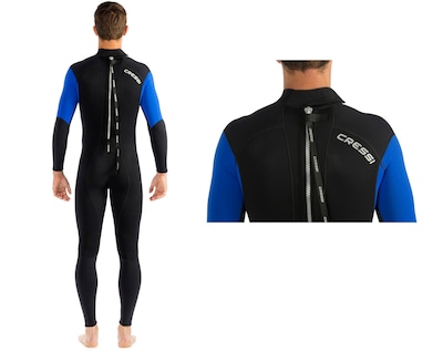 Foto 3 | Traje Cressi Morea Man 3 mm Talla XL color Negro con Azul