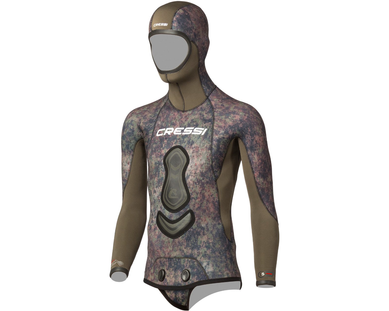Foto 1 | Chaqueta Cressi Seppia de Neopreno para Apnea/ Pesca Submarina/ Buceo talla L color Gris