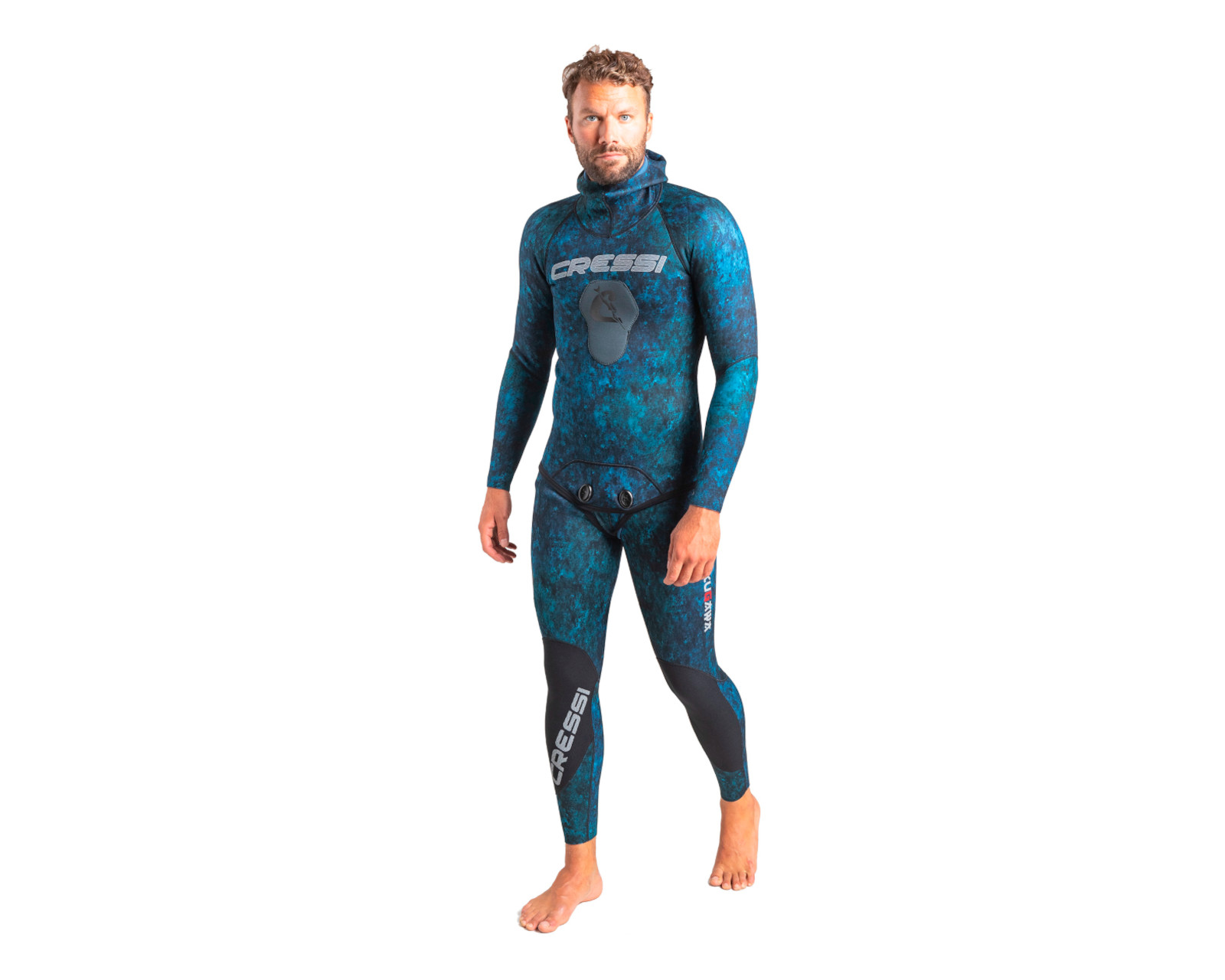 Foto 2 pulgar | Traje para Pesca Submarina Cressi Tokugawa Talla XL color Azul