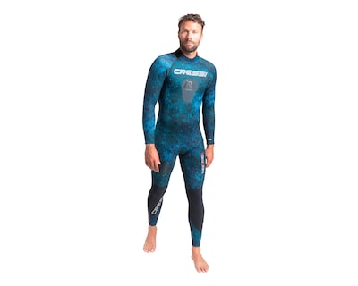 Foto 1 | Traje Cressi Tokugawa 3mm Talla M Color Azul Camuflaje Para Pesca Submarina