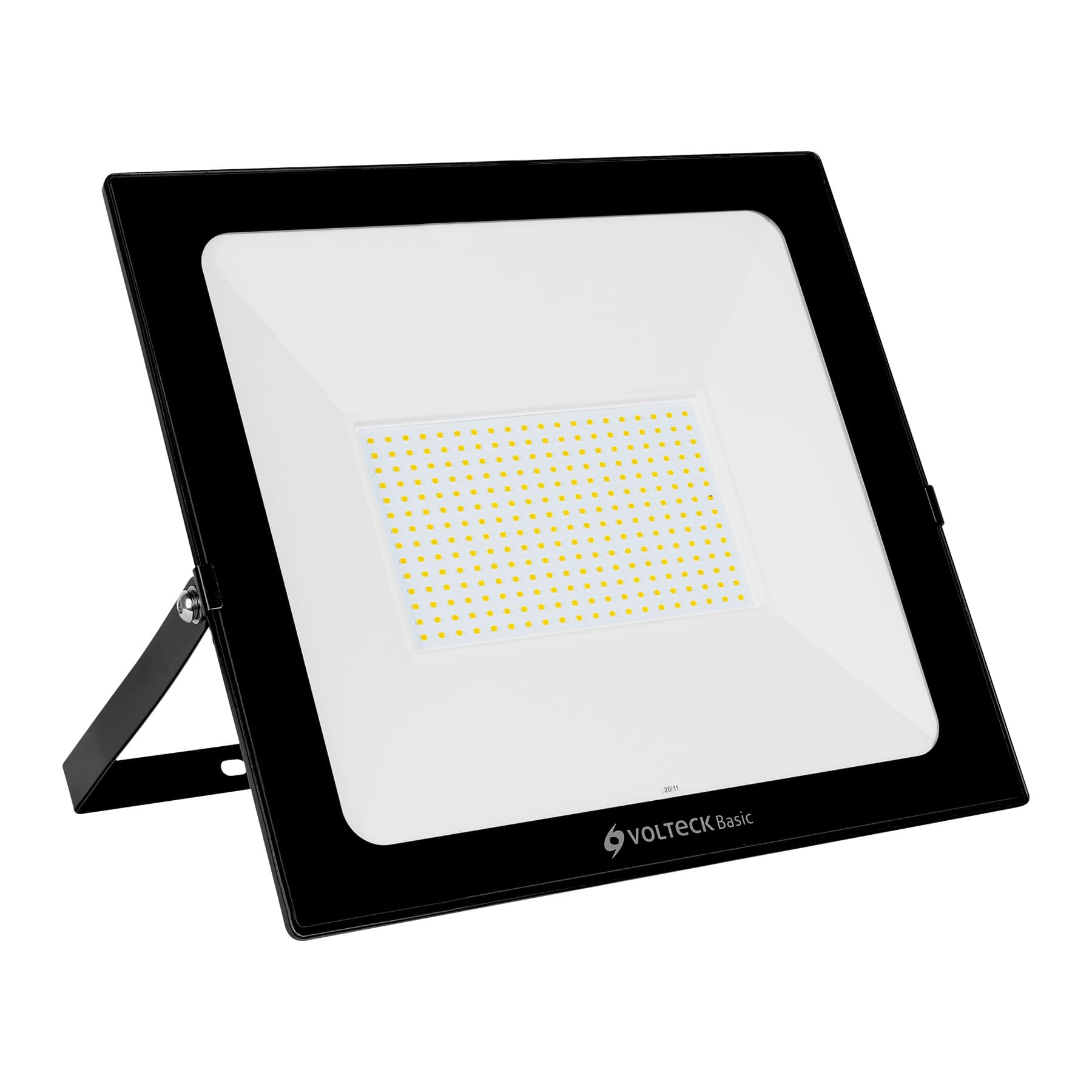 Reflector Ultradelgado Volteck REF-406LC color Negro Led 200 W Luz Cálida