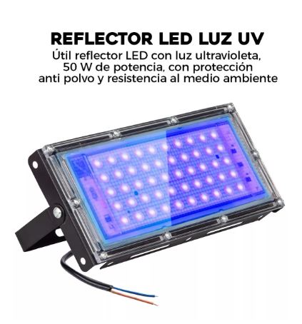 Foto 4 pulgar | Reflector Led Luz Ultravioleta