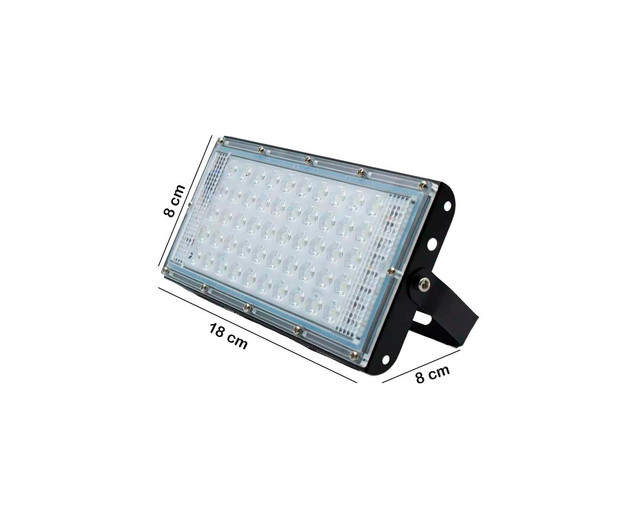 Foto 4 pulgar | Reflector LED Frutivegie 20W de Alta Resistencia y Bajo Consumo Negro