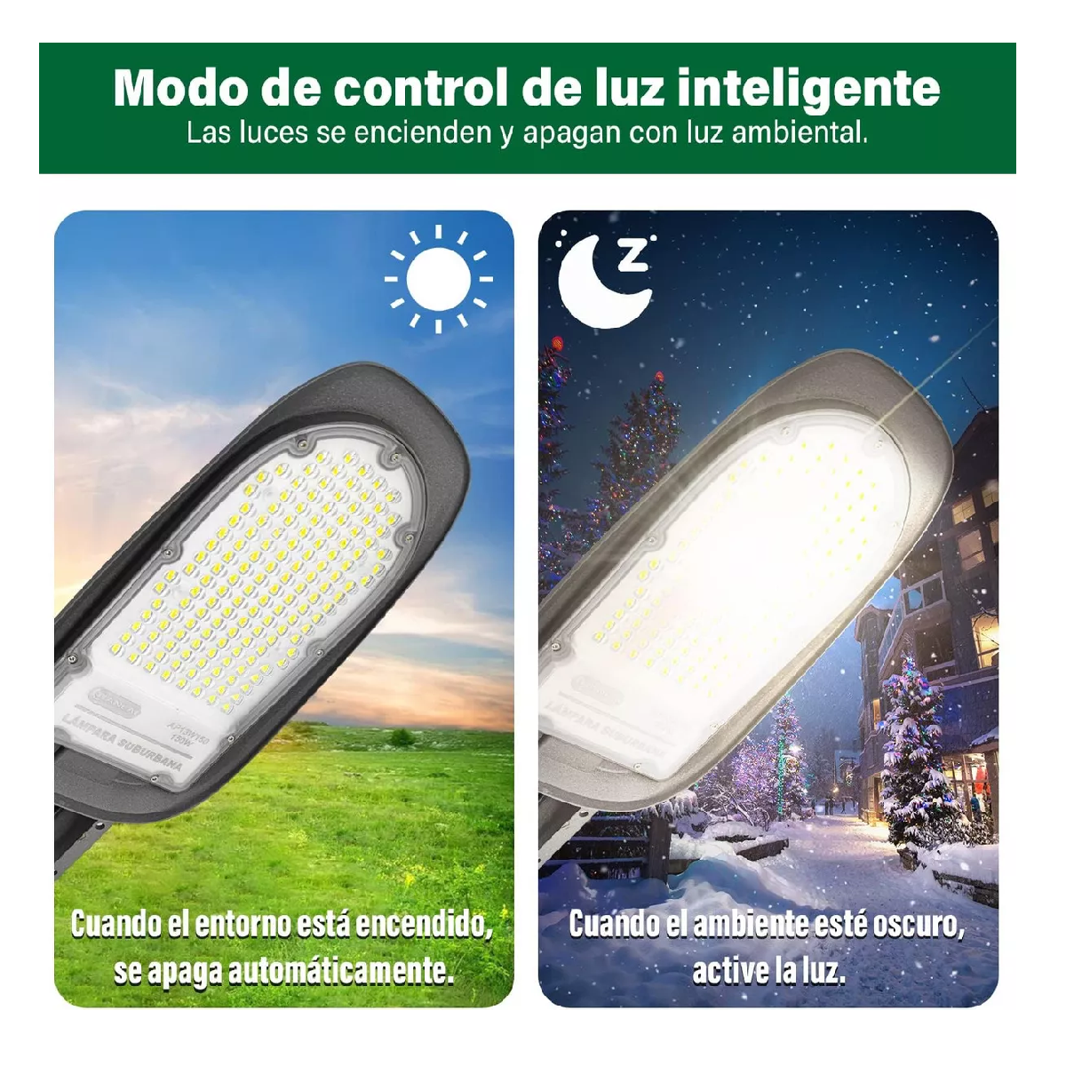 Foto 3 pulgar | Lampara para Exterior Led de 150w con Fotocelda 7000k 11000lm