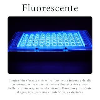 Foto 3 | Reflector Led 50w Luz Negra Ultravioleta Super Brillo Uv