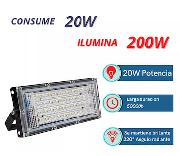 Foto 2 | Reflector Led 20 W Luminario Exterior R18w30mm20 - 5 Piezas