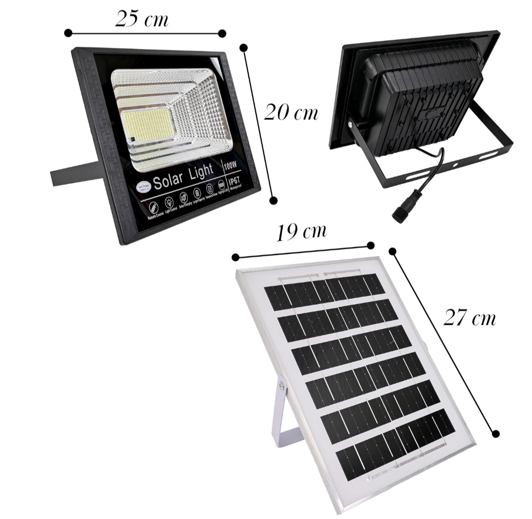 Foto 5 pulgar | Reflector Solar Led 200w