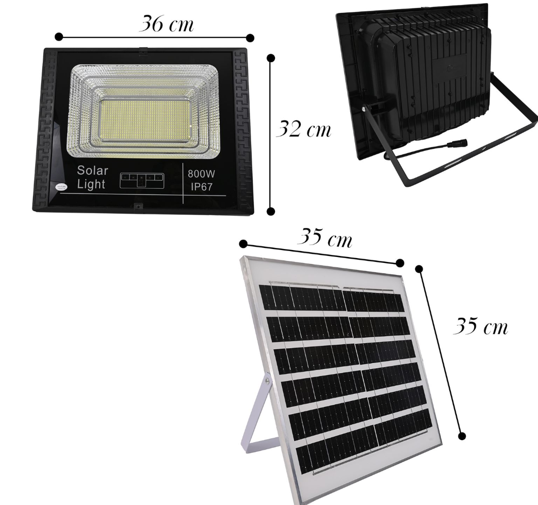 Foto 6 pulgar | Reflector Solar Led 800w