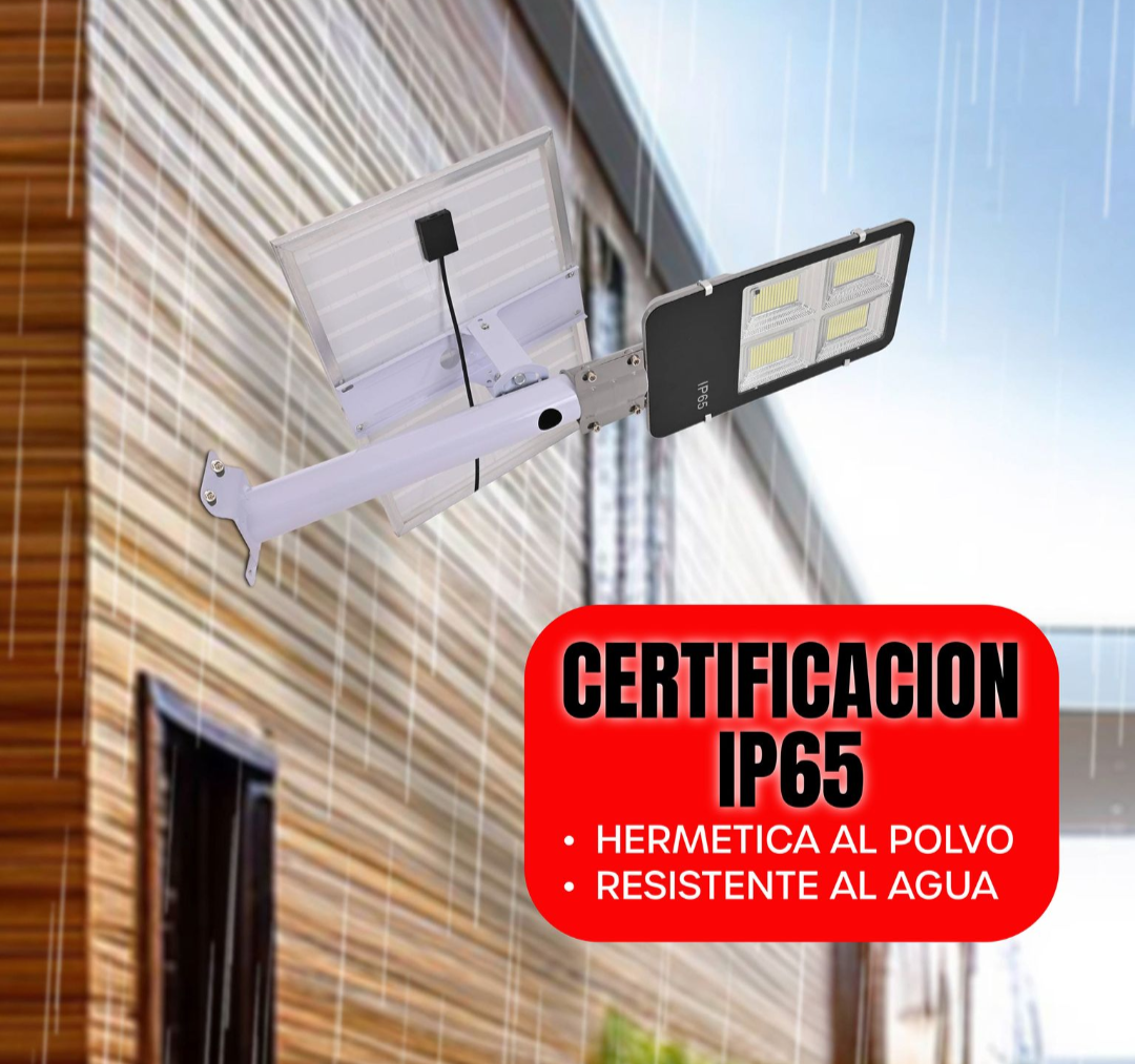 Foto 4 pulgar | Lampara Suburbana Led con Panel Solar 300w